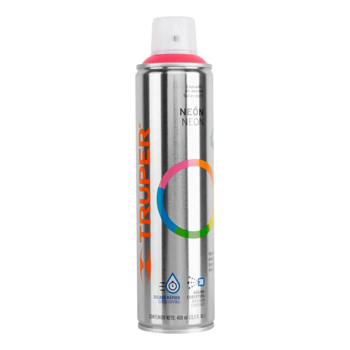 Pintura en aerosol neón color rosa pretul