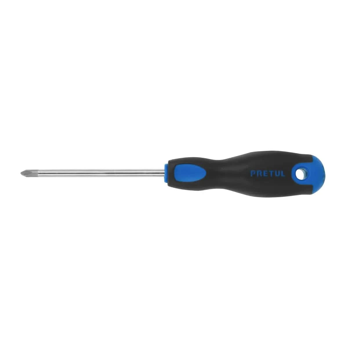 Desarmador de cruz 1/4" x 6" mango Comfort Grip Pretul