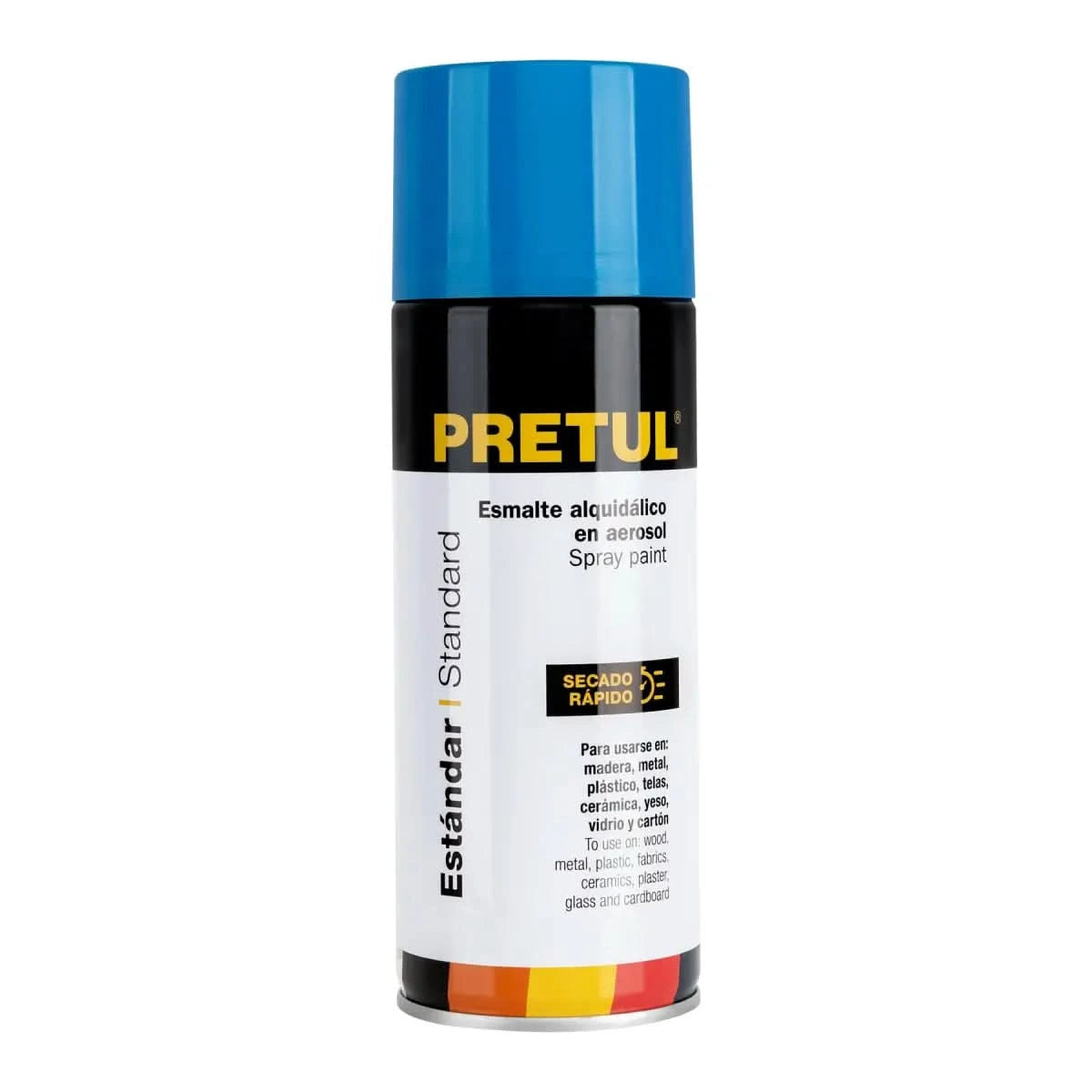 Pintura en aerosol de color azul holandés pretul
