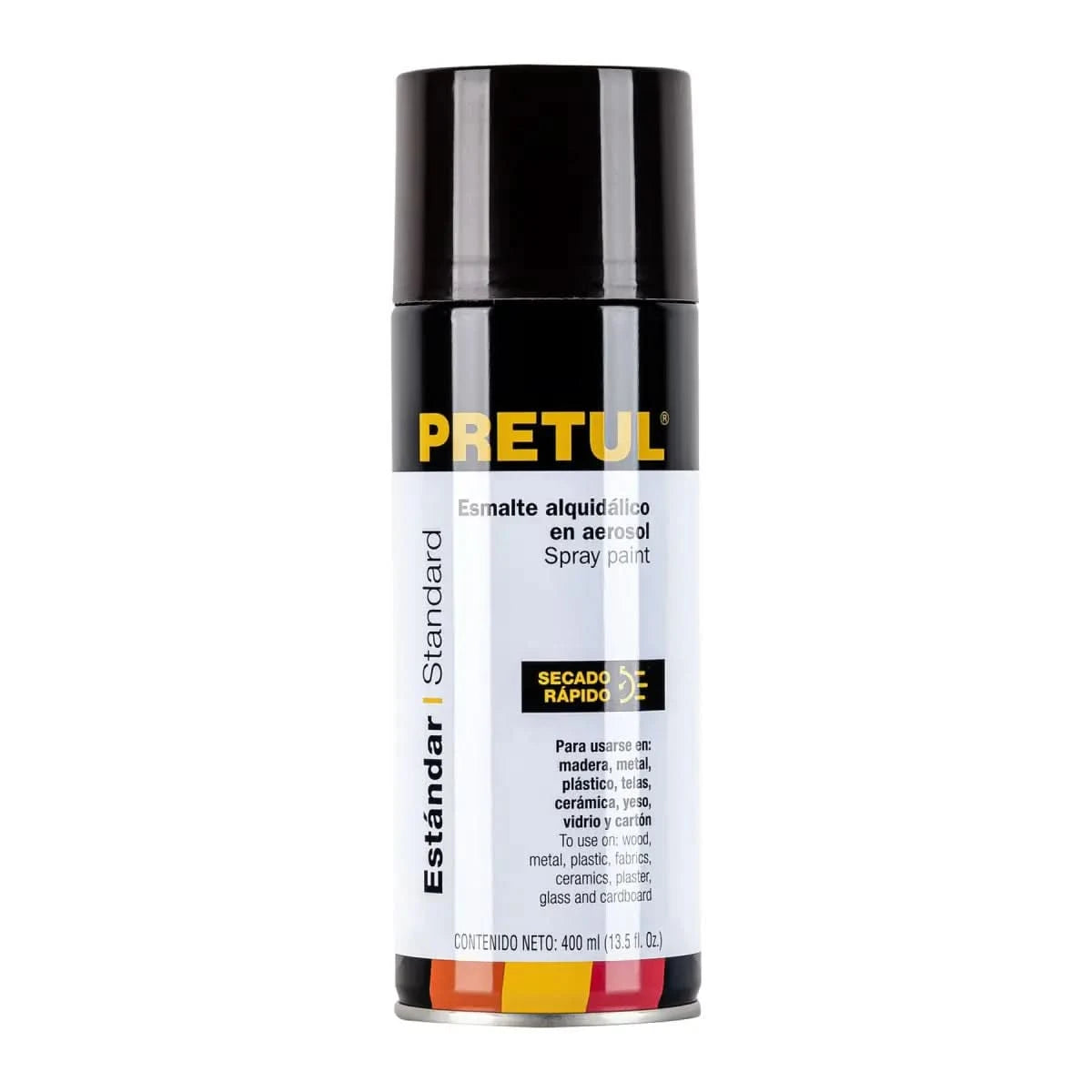 Pintura en aerosol de color tabaco pretul