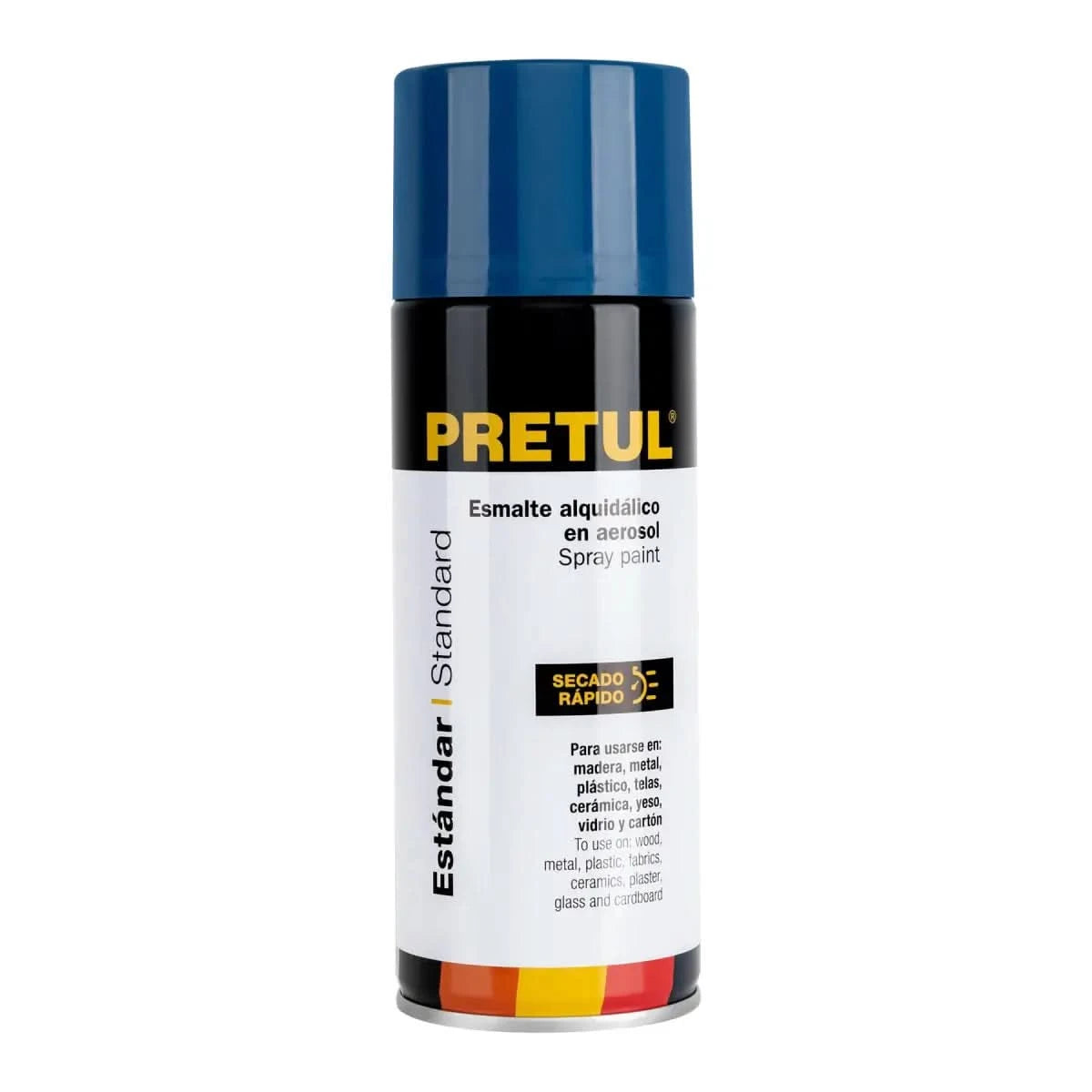 Pintura en aerosol de color azul ultramar pretul