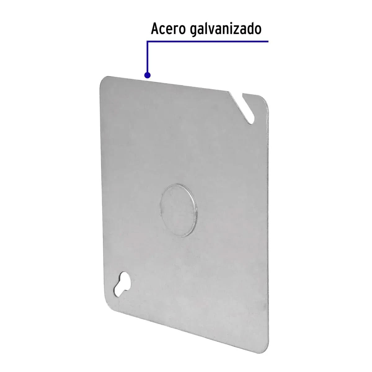 Tapa ciega para chalupa eléctrica de 4" x 4" reforzada
