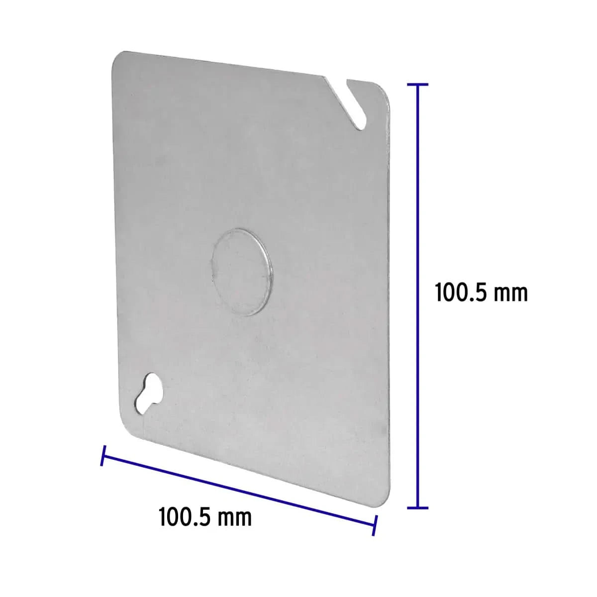 Tapa ciega para chalupa eléctrica de 4" x 4" reforzada