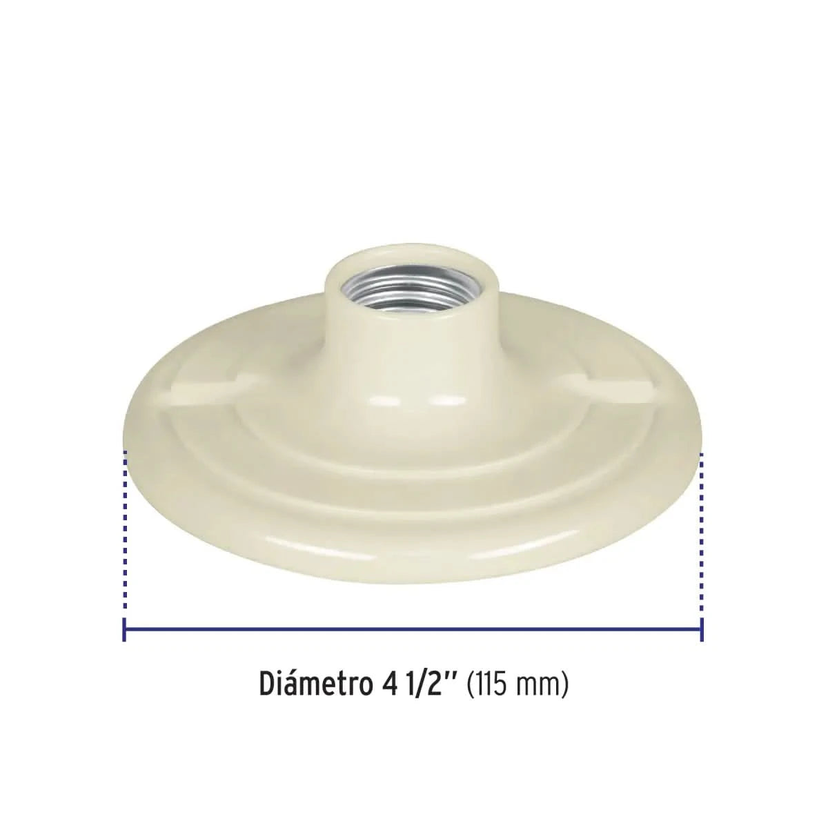 Socket baquelita de 4-1/2" volteck