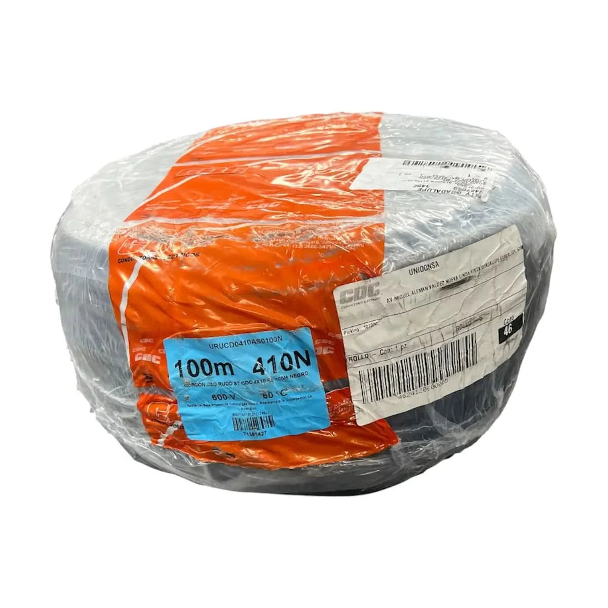 Cable uso rudo 4x10 calibre 10 con conductores 100% cobre