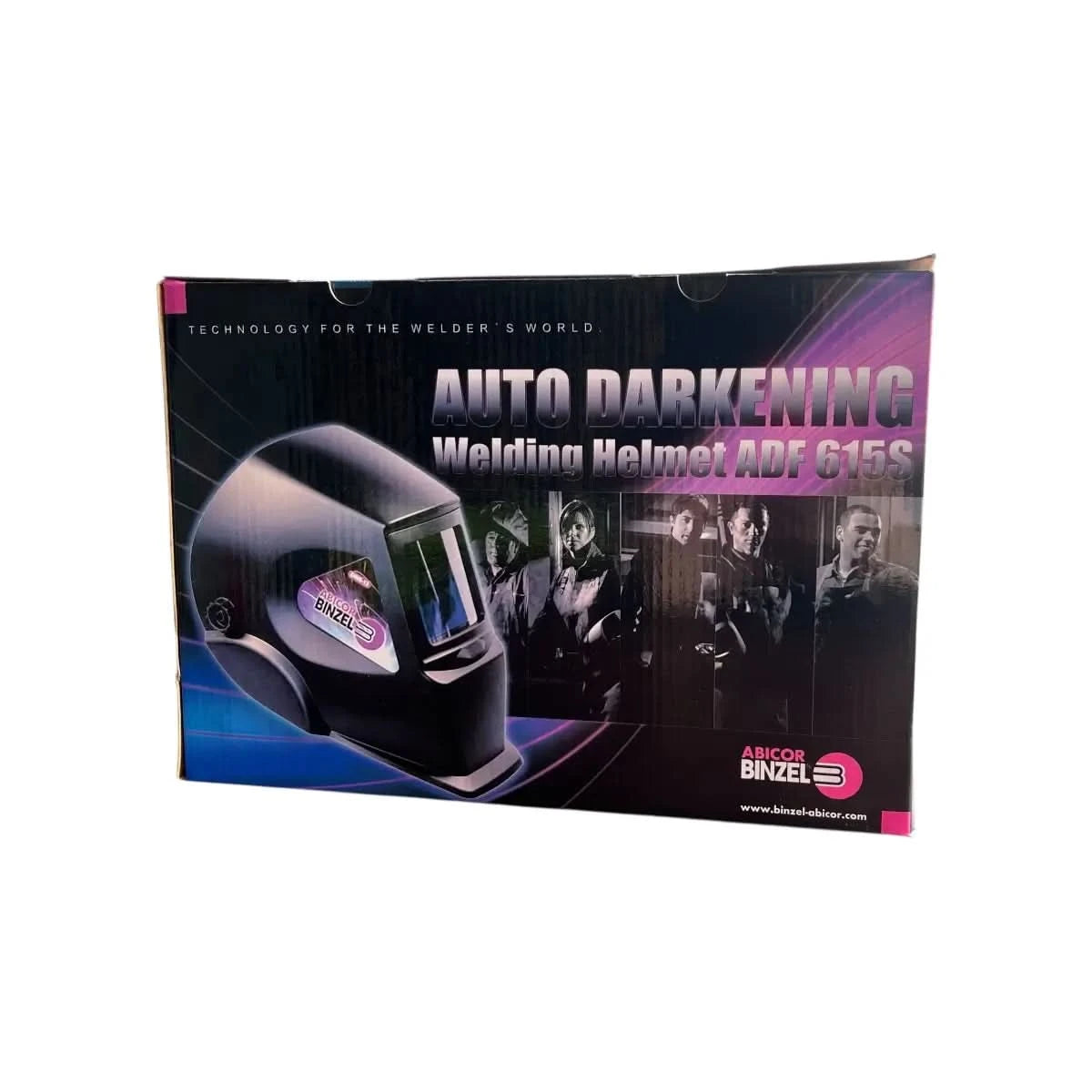 Caja de careta para soldar auto darkneses marca binzel modelo ADF615S