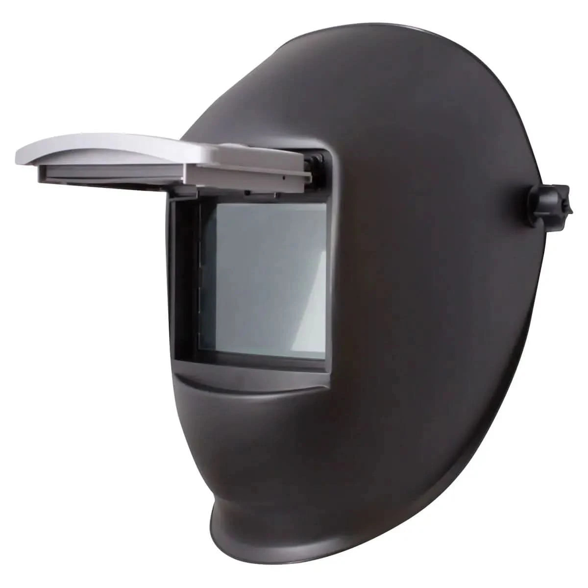 Careta para soldar electronica con ventana abatible marca mims para uso ligero medio pesado