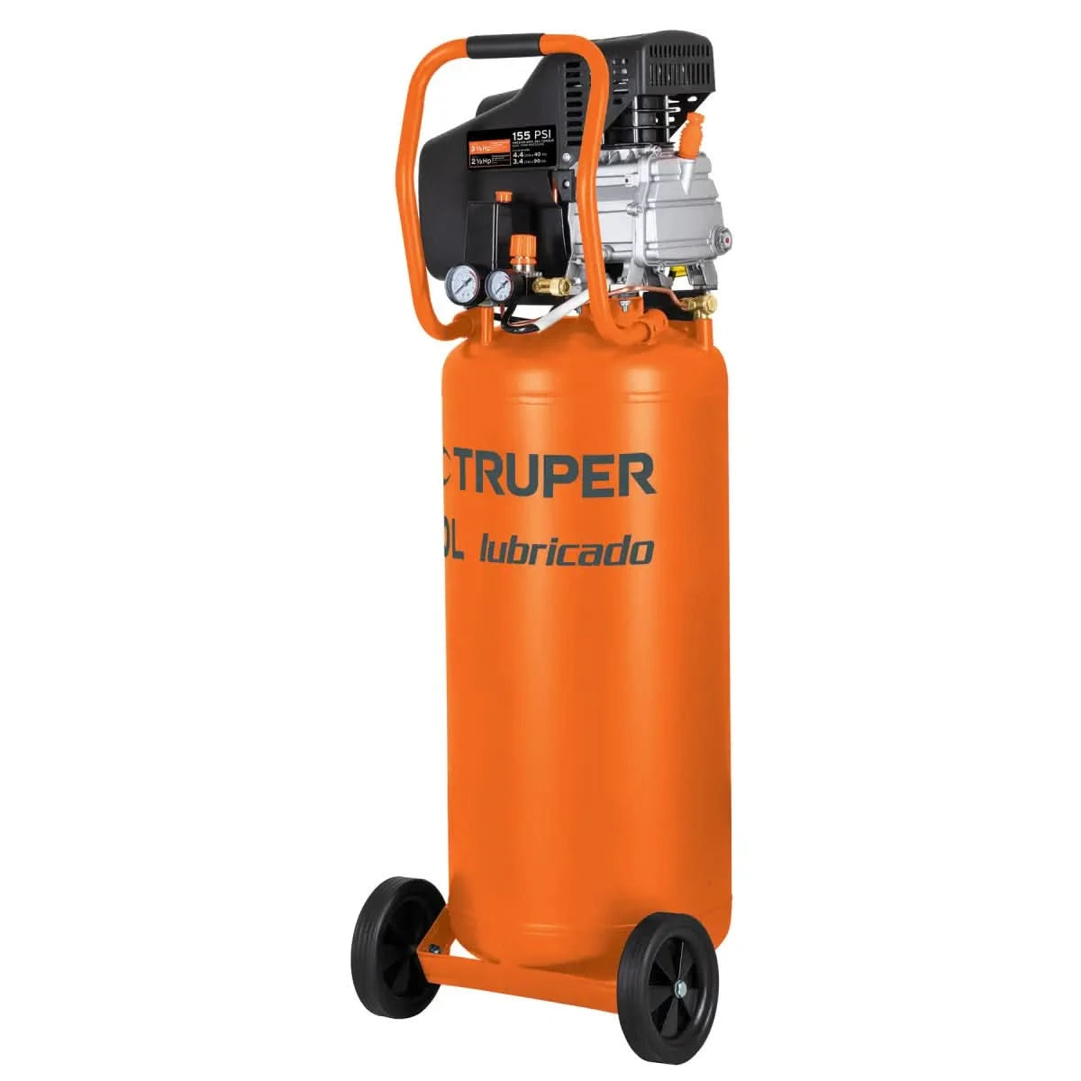Compresor lubricado vertical 80 litros marca truper
