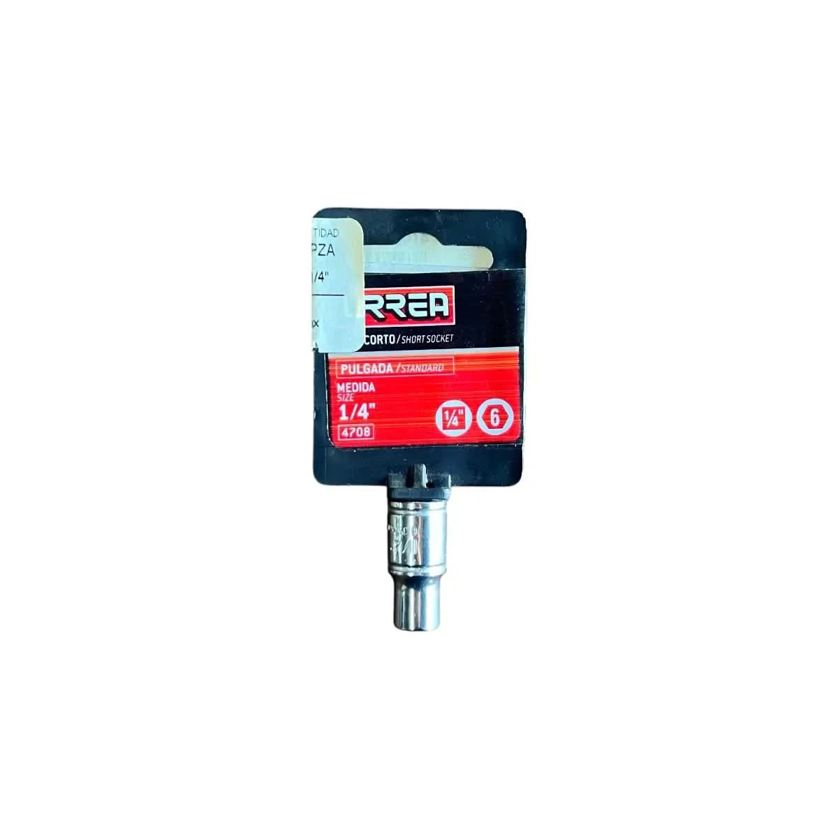 Dado fraccional de 1/4" pulgadas para matraca