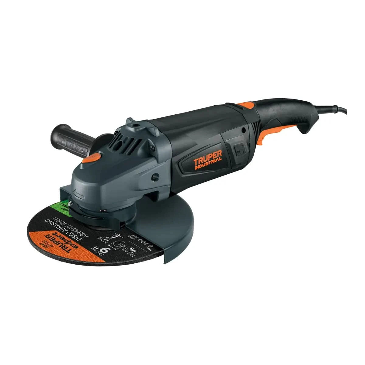 Esmeriladora industrial angular 3 angulos de 2350 Watts marca truper industrial
