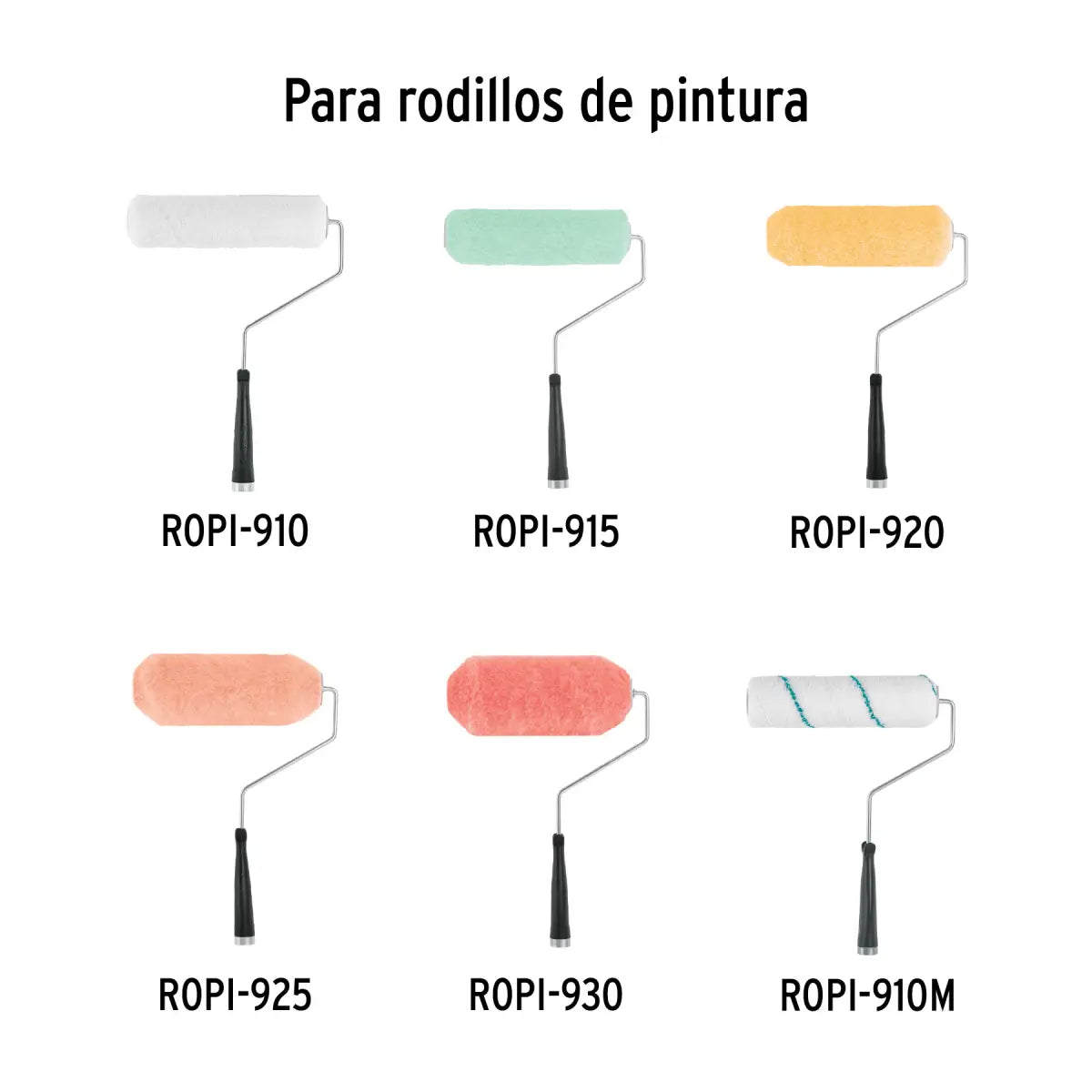 Para rodillos de pintura ROPI-910, ROPI-915, ROPI-920, ROPI-925, ROPI-930, ROPI-910M
