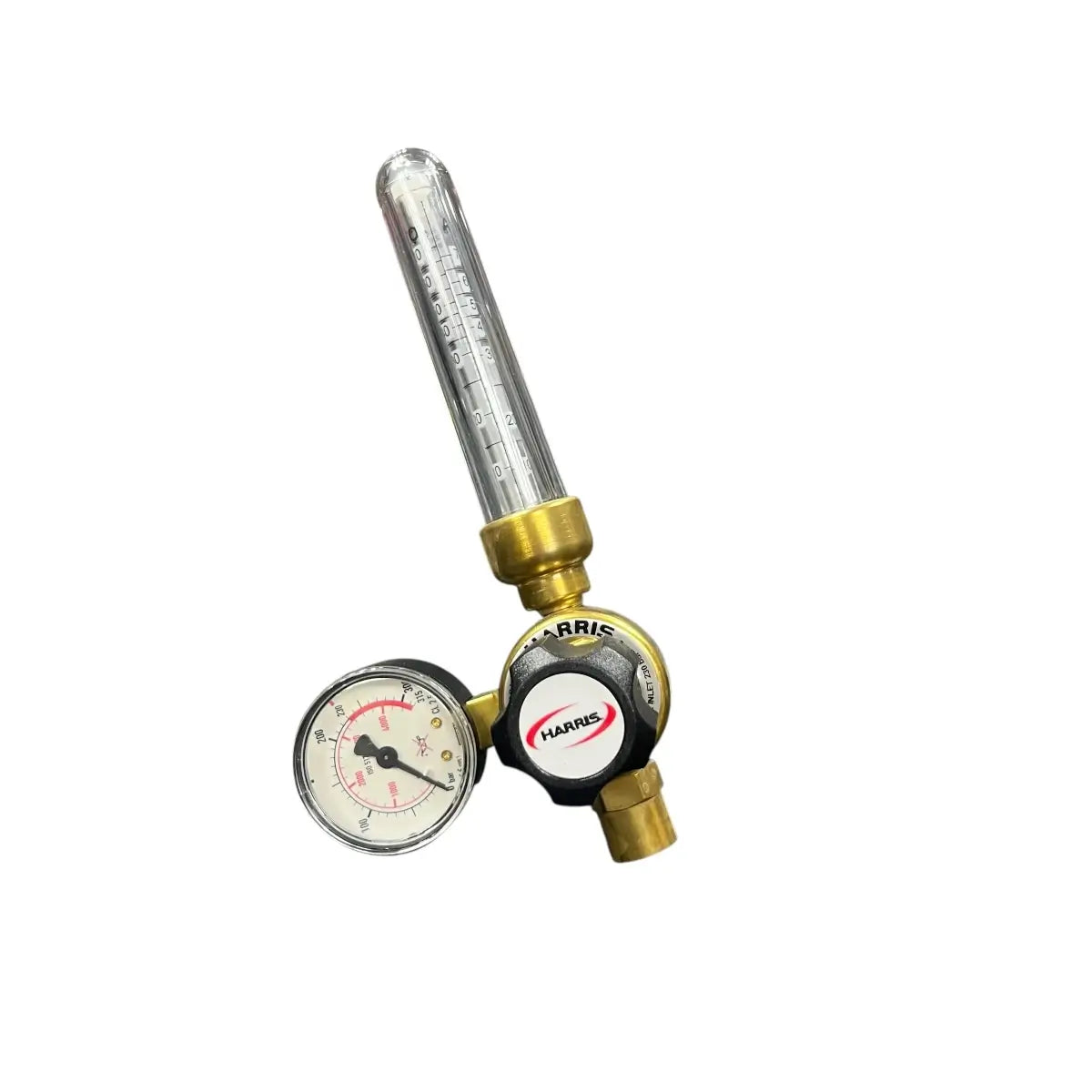 Regulador flujómetro Harris modelo 351 para CO₂ o Argón