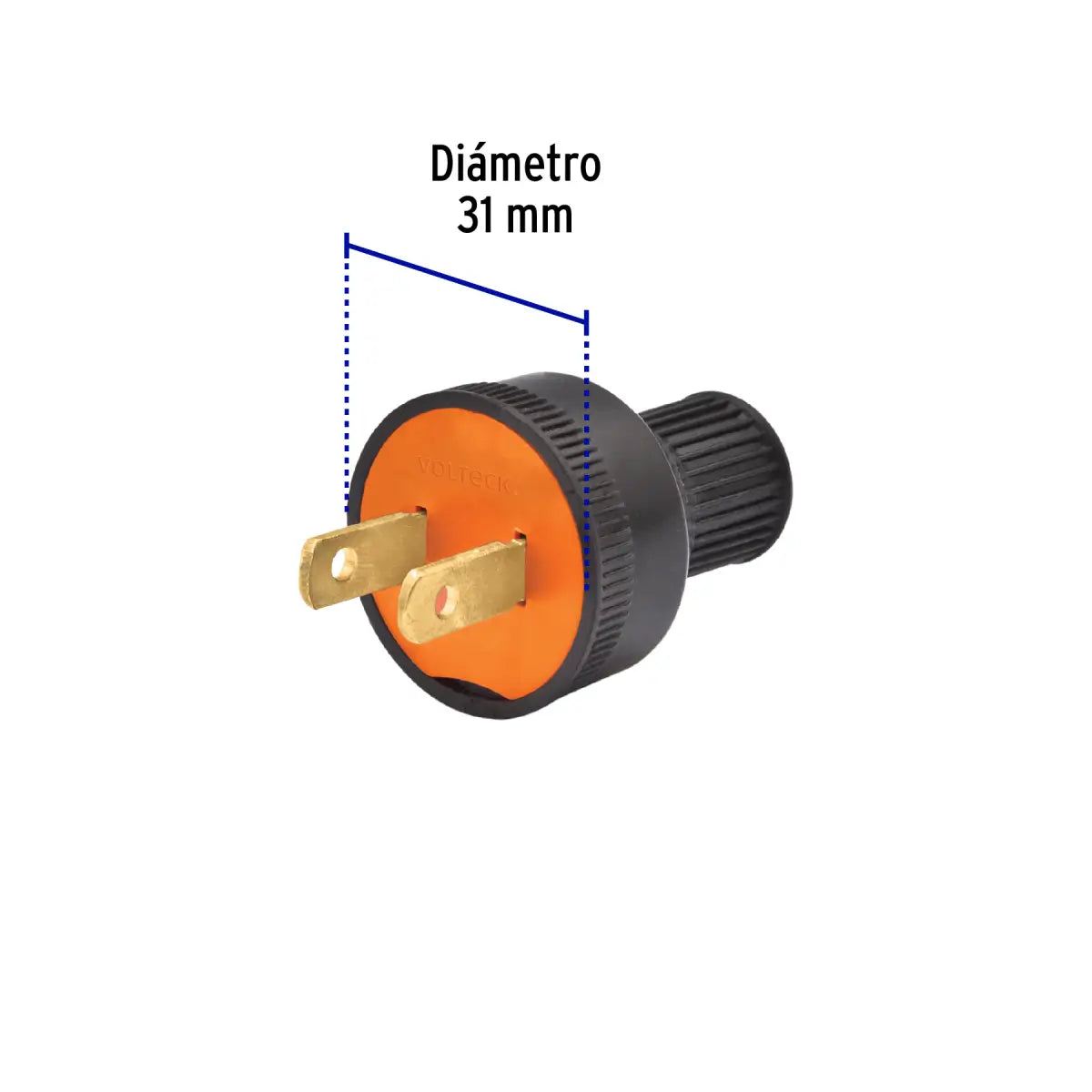 Clavija de PVC Volteck