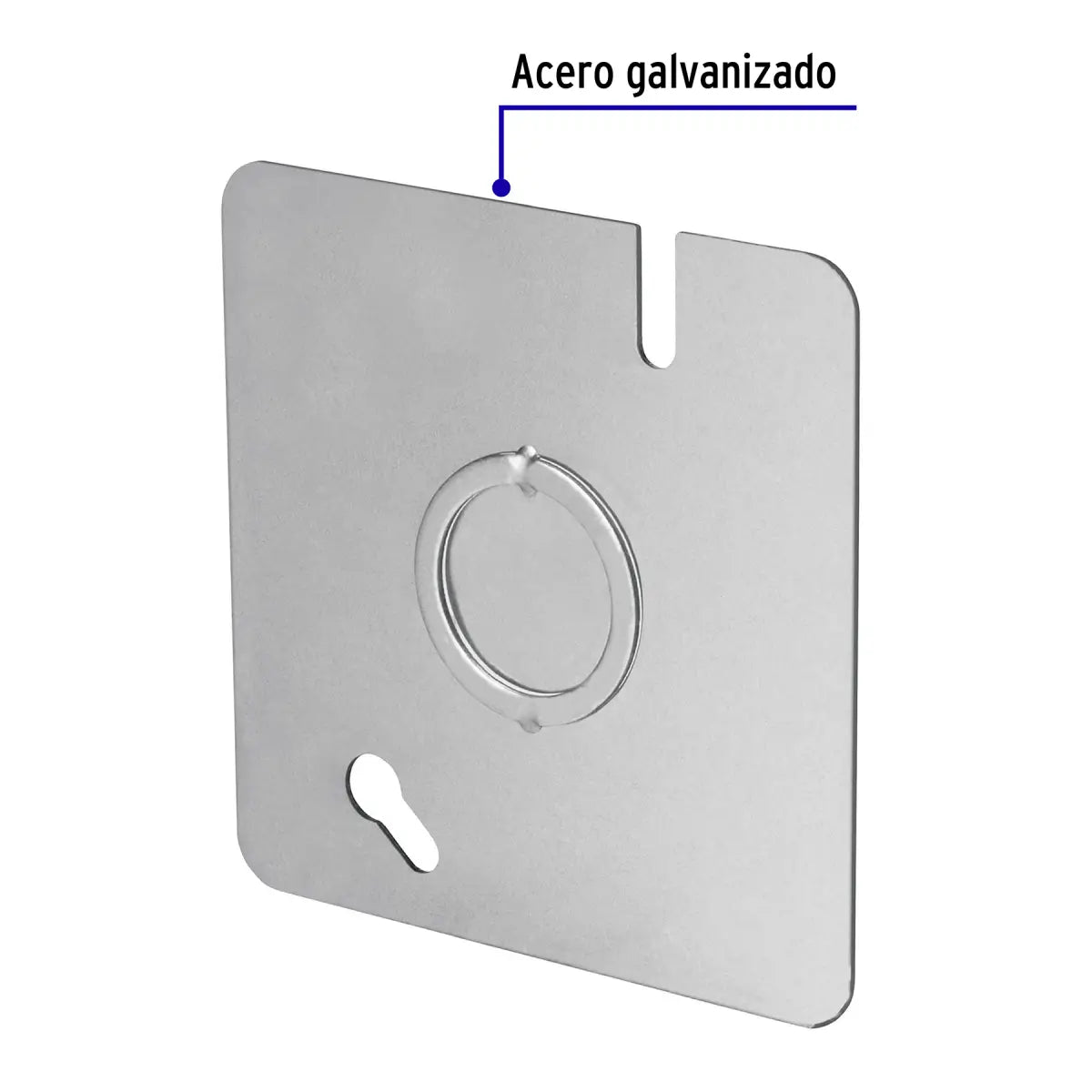 Tapa ciega para chalupa eléctrica de 3" x 3" reforzada