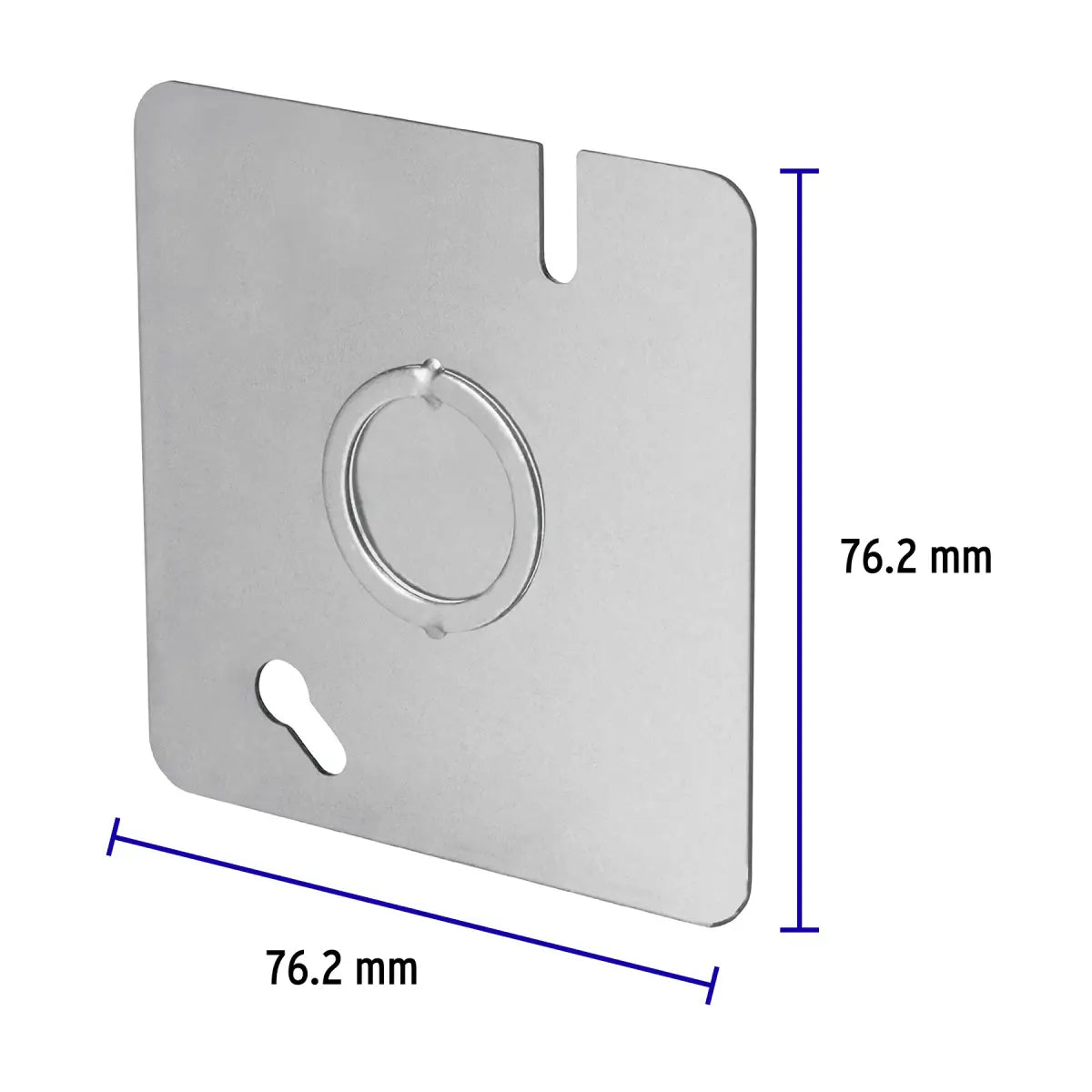 Tapa ciega para chalupa eléctrica de 3" x 3" reforzada