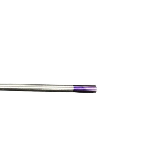 Electrodo de tungsteno color morado para soldar en proceso TIG medida 1/8" marca binzel